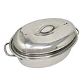Stainless Steel Turkey Roaster Pan With Lid & Wire Rack B632108