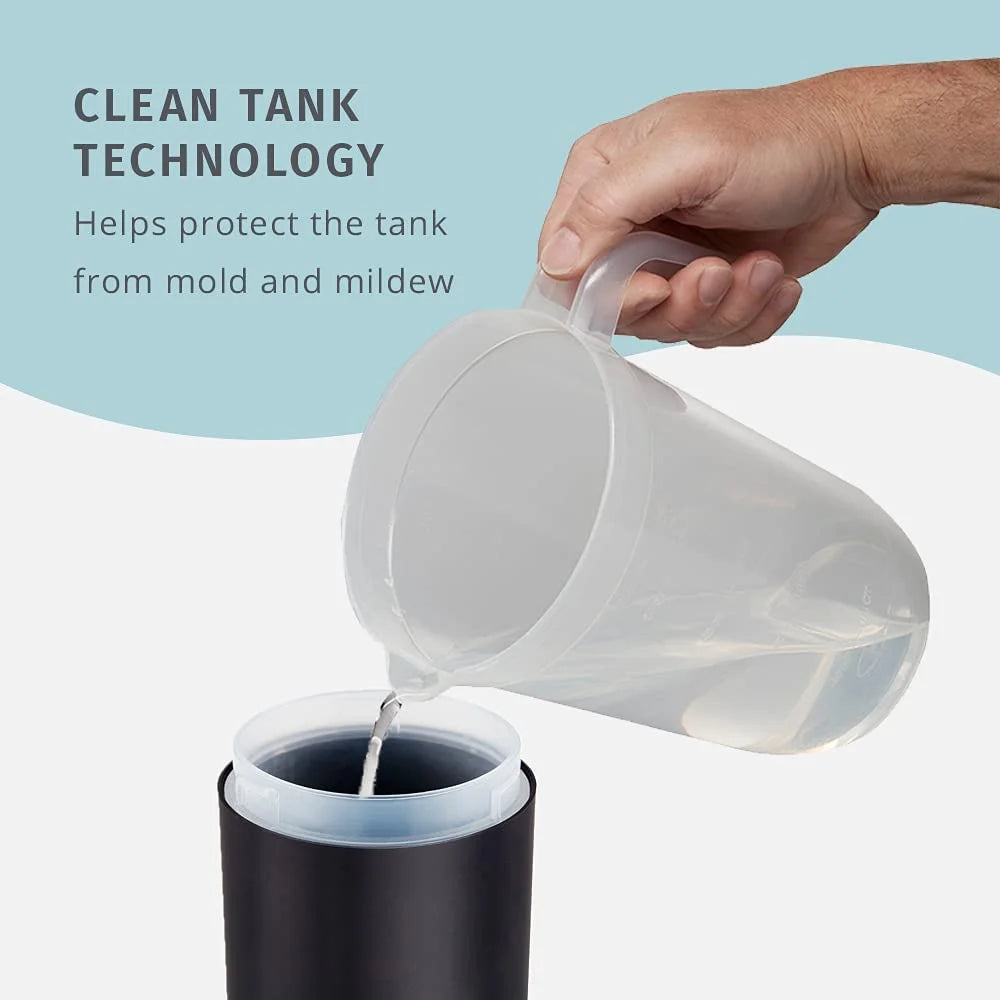 Portable Ultrasonic Humidifier, Cordless, Black D708268