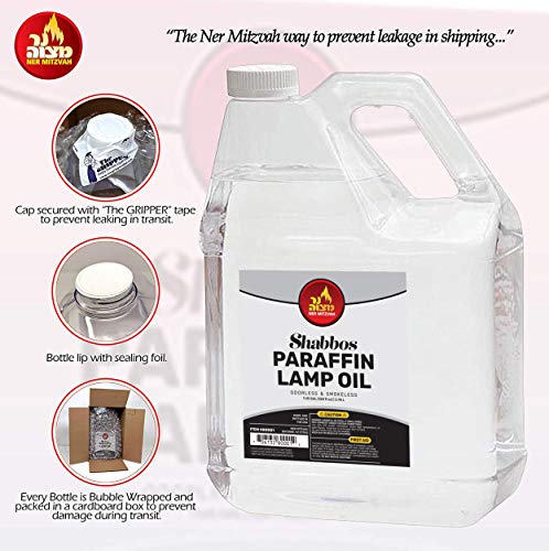 1 Gallon Clear Smokeless Odorless Paraffin Lamp Oil - 2 Pack P712