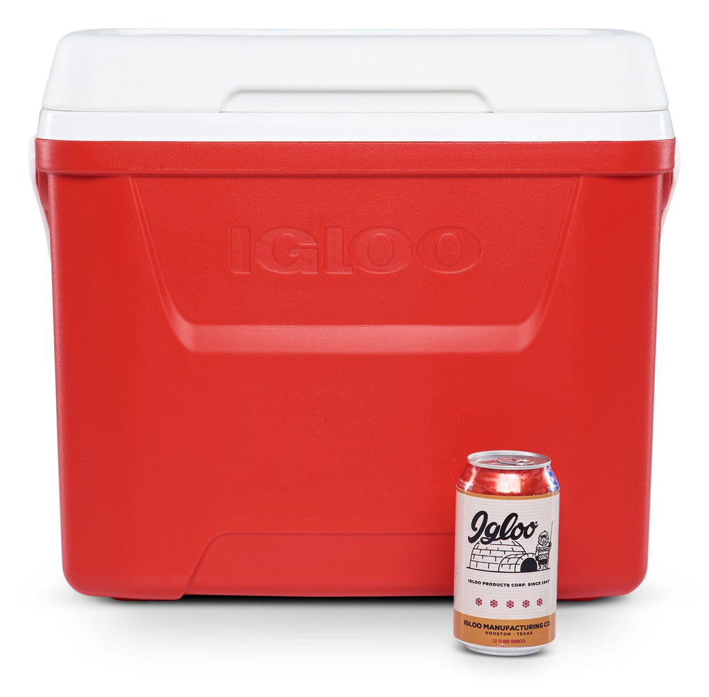 Red 28 QT Ice Chest Cooler B64953