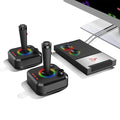 Video Game Console with 200+ Games, Wireless Joysticks, RGB LED Lights M53830