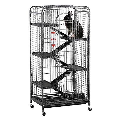 Black 6 Level Small Animal Cage X73737