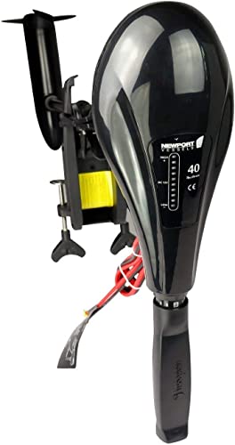55lb Thrust Transom Mounted Saltwater Electric Trolling Motor with LED Battery Indicator (36" Shaft) I688