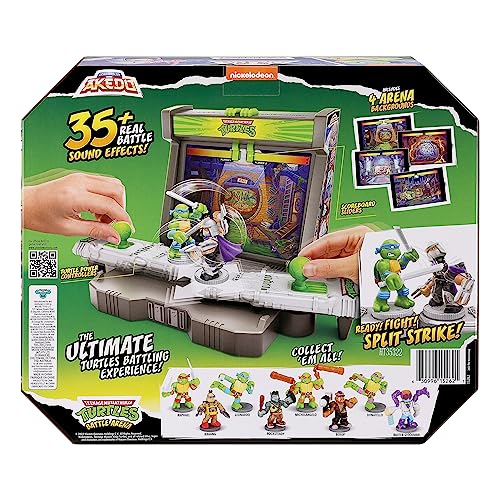 Teenage Mutant Ninja Turtles Battle Arena with 35+ Battle Sound Effects and 2 Exclusive Battling Mini Warriors H33876