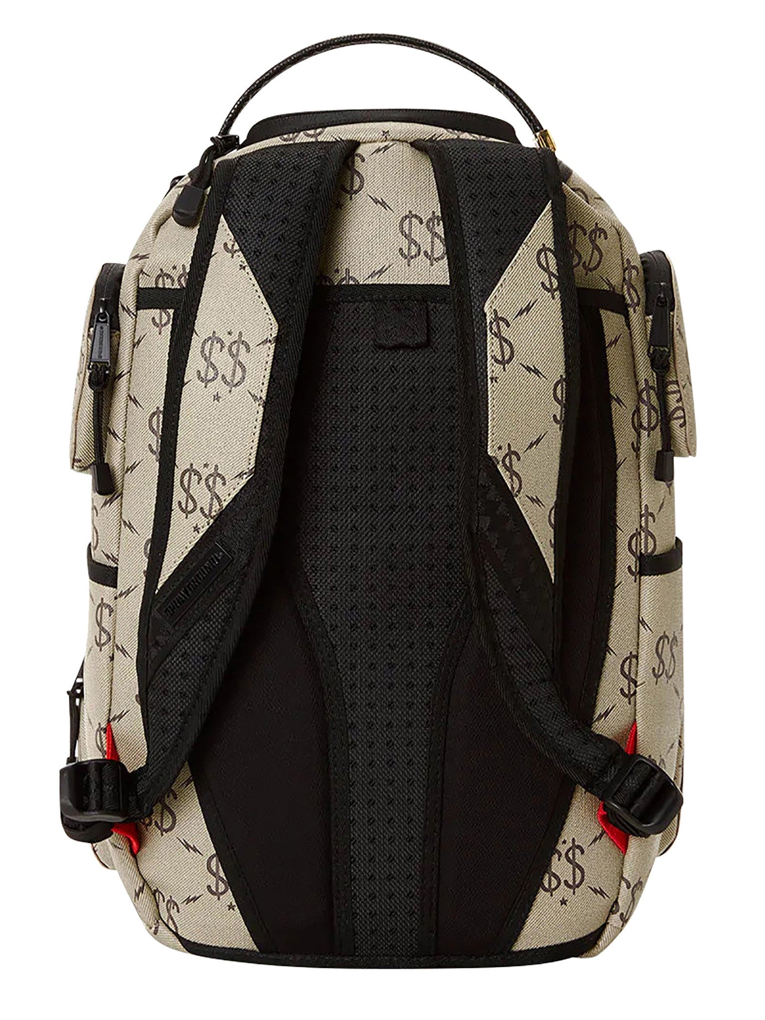 Beige Black Backpack K373813