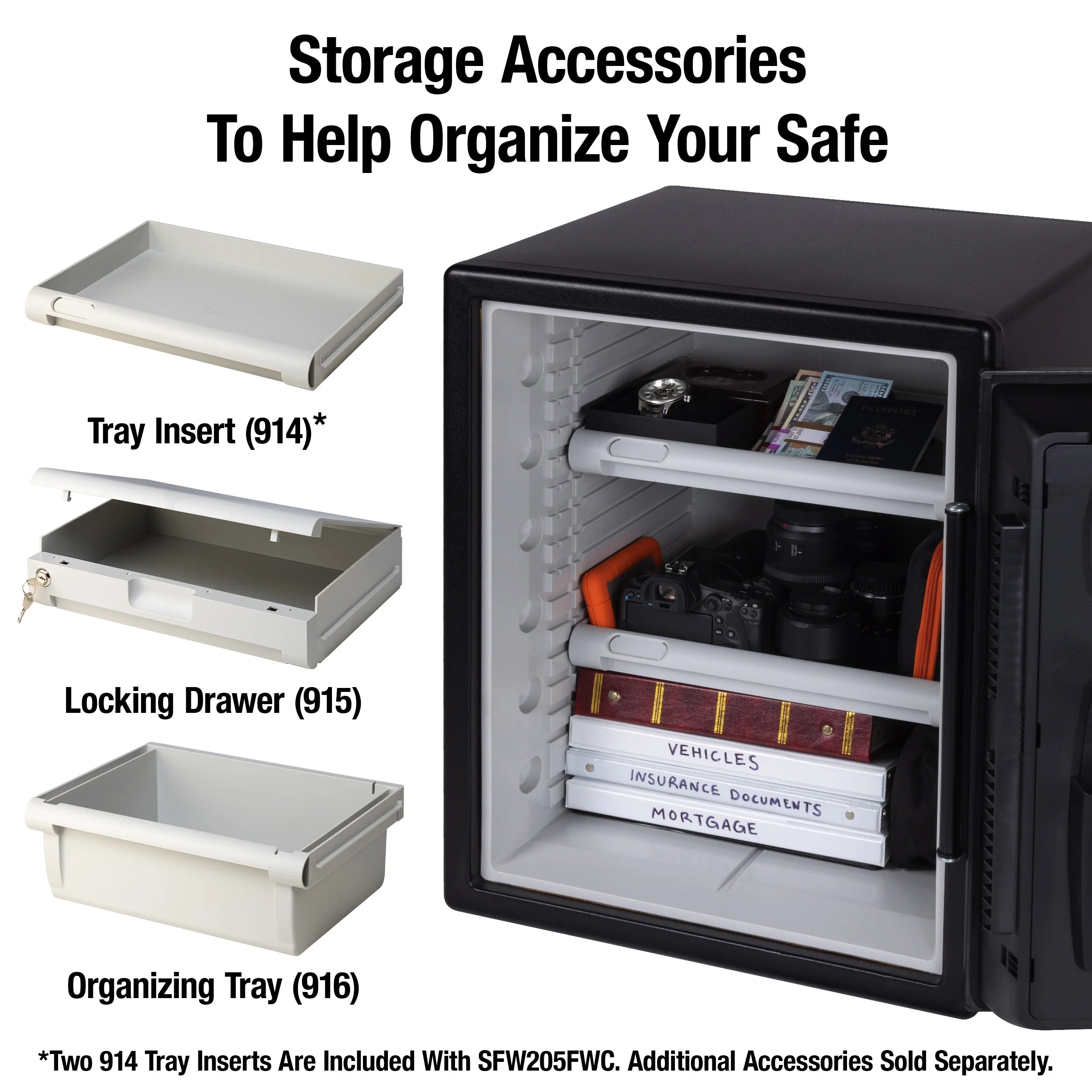 2.0 cu. ft. Water and Fire-Resistant Safe with Digital Keypad Lock V14310