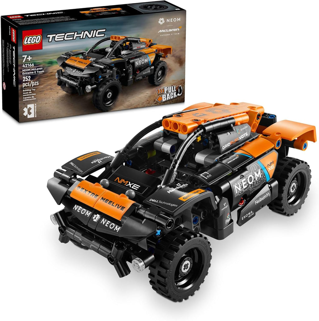 LEGO Technic NEOM McLaren Extreme E Race Car, Off-Road Pull Back Car Toy B78830
