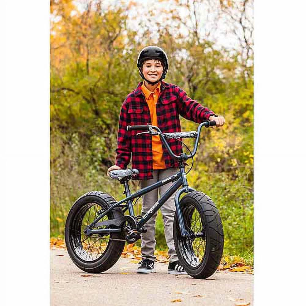 Black/Gray 20" Fat Tire Mountain Bike Z8415