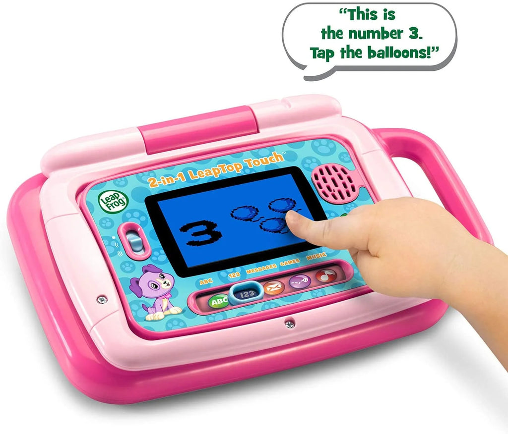 Pink 2-in-1 LeapTop Touch E137