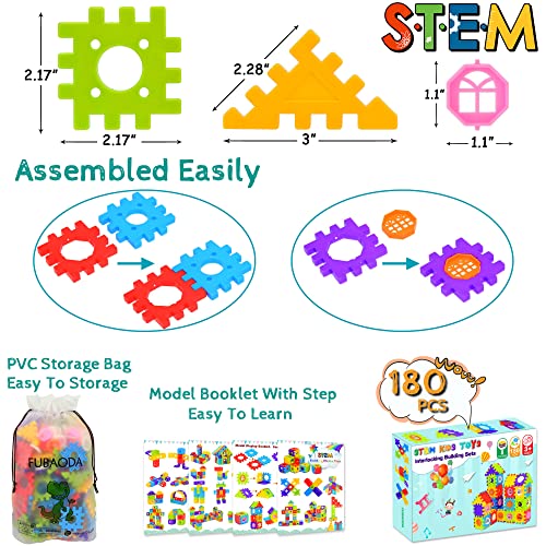 180 Pcs Interlocking Building Blocks B610