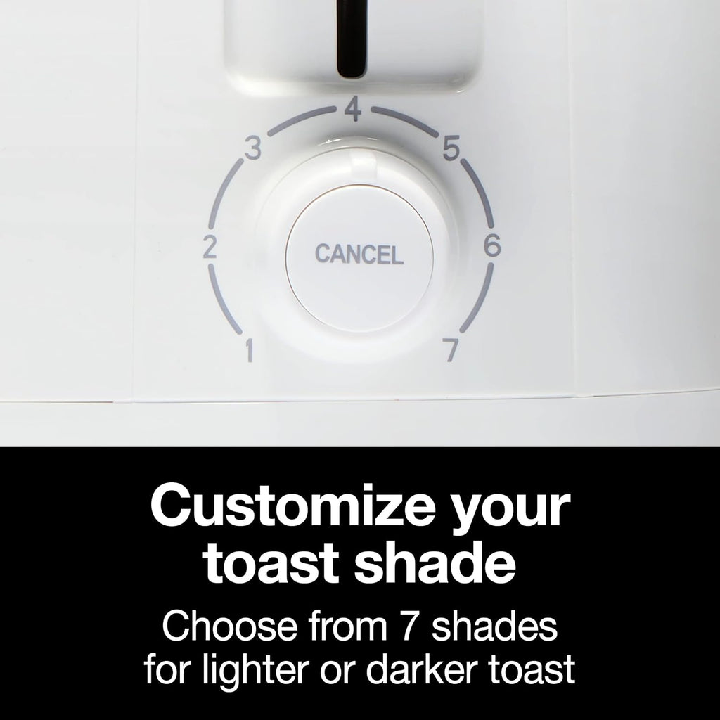 4 Slice Toaster with Extra Wide Slots, White A3486