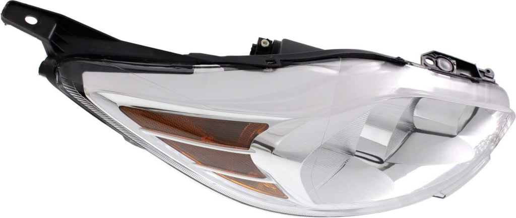 Headlight Set of 2 Clear Lens Halogen Composite Z103309