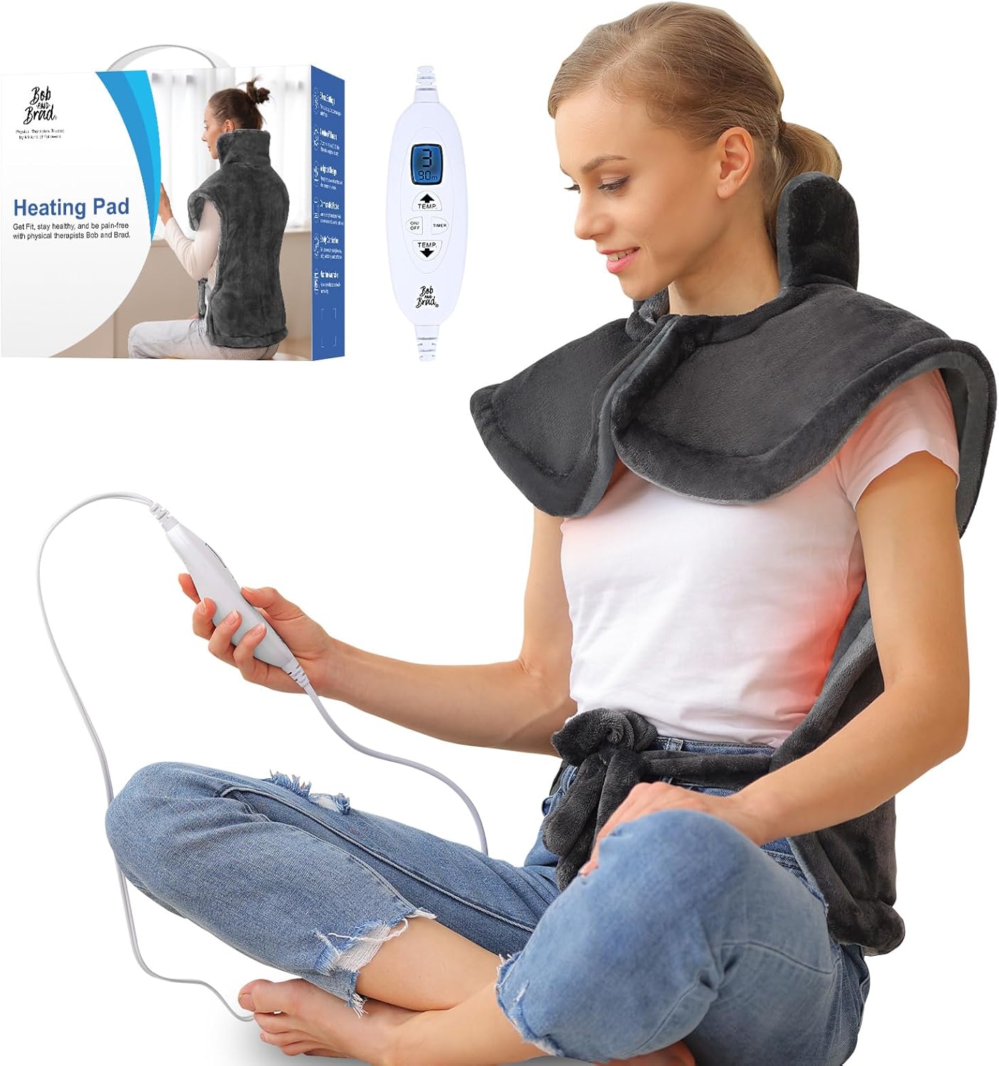 Weighted Electric Heating Pad, 24"x34" J93535