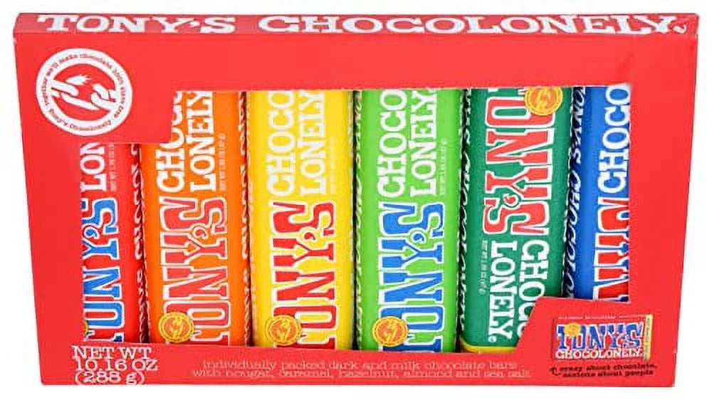 Rainbow Tasting Chocolate Bar Pack, 10.16 OZ F627225