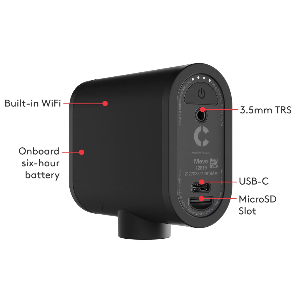 Black Wireless Live Streaming Camera 1080p HD W238255