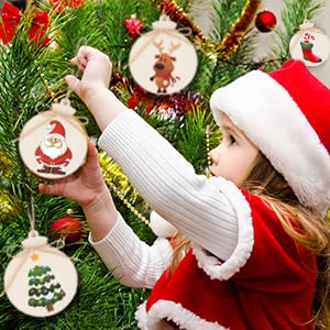50pcs 4" Blank Unfinished Wood Christmas Ornaments O964423