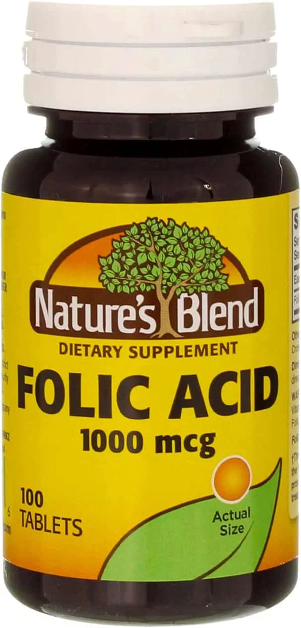 Folic Acid 1000 mcg (Pack of 4) M432279