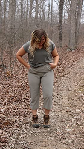 Relaxed Fit Lightweight Quick Drying Stretch Woven Pants with Pockets Q523