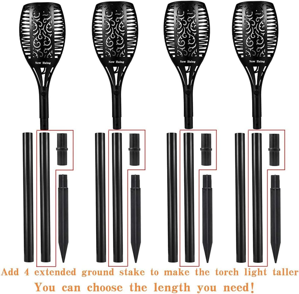 43 inch 96 LED Solar Torch Lights I8544