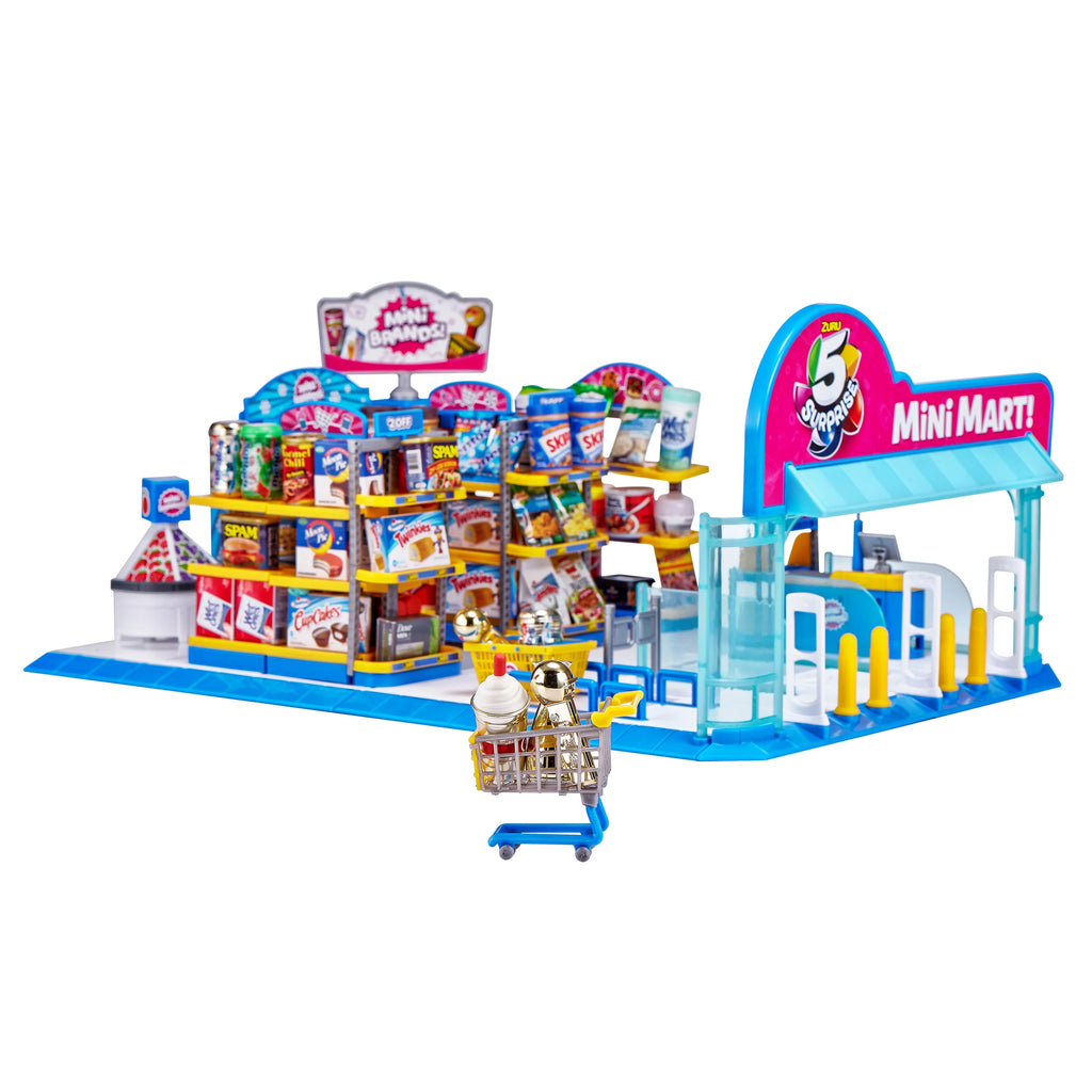 Mini Brands Series 2 Electronic Mini Mart with 4 Mystery Mini Brands Playset J431