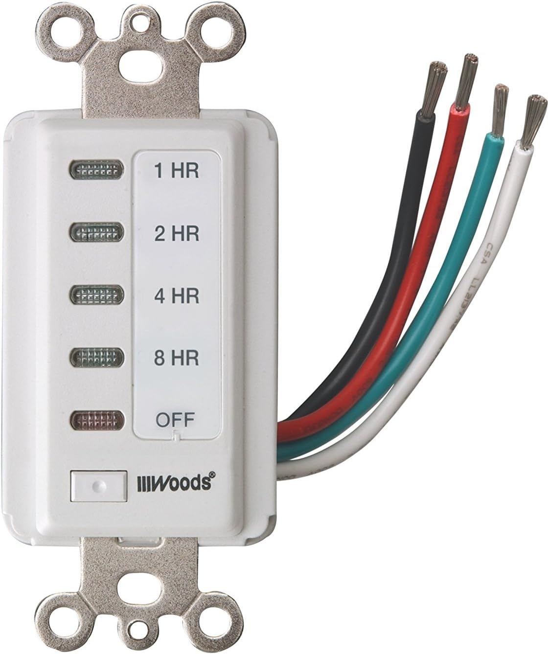 White In-Wall Timer 120 V 15 A Q92304