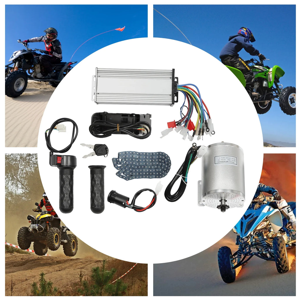 48-72V 3000W Brushless Motor Kit with Controller and Throttle J83859