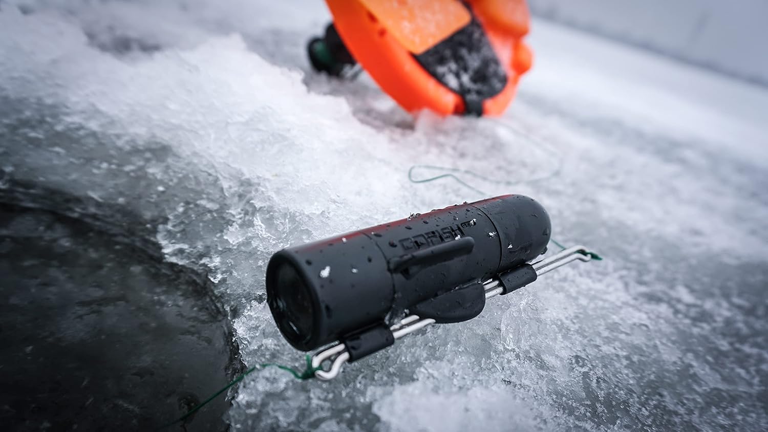 Black Wireless Underwater Fishing Camera U3802