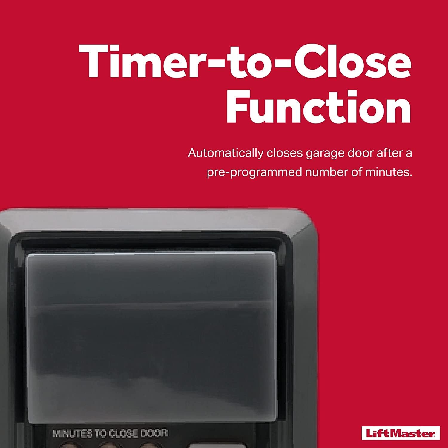Motion-Detecting Control Panel with Timer-to-Close D3599