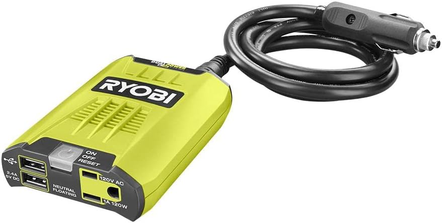 18V 120 Watt Automotive Power Source Inverter D4287