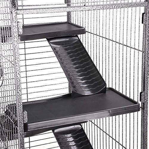 Black 6 Level Small Animal Cage X73737