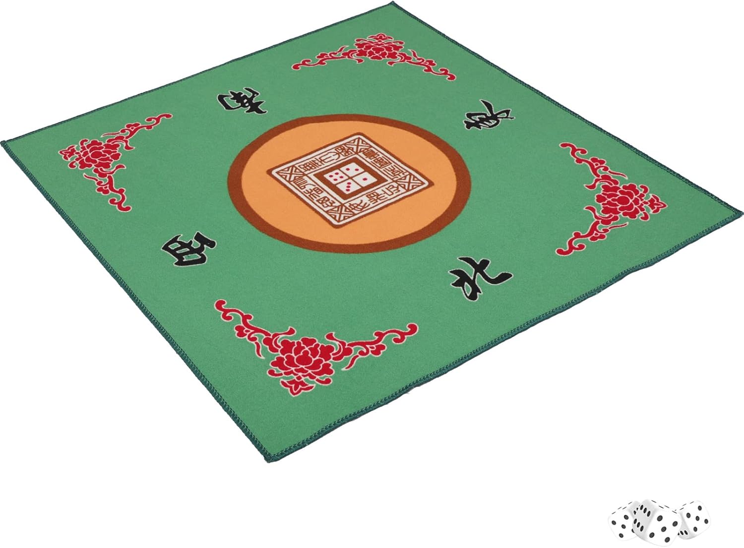 X-Large 1.6" Durable Melamine Mahjong Tiles with Carrying Case M86574
