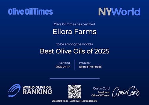Certified PDO Extra Virgin Olive Oil, Cold Press, 1 Lt Tin (33.8 oz.) D789219