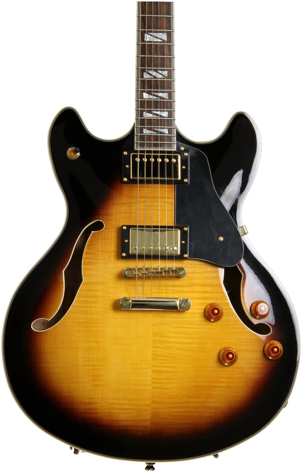Tobacco Sunburst Semi-Hollowbody Guitar V606157
