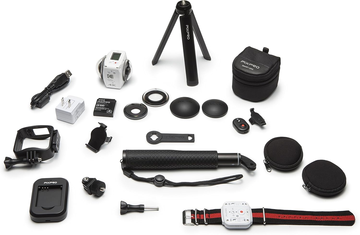 White 4K 360° VR Camera R1953