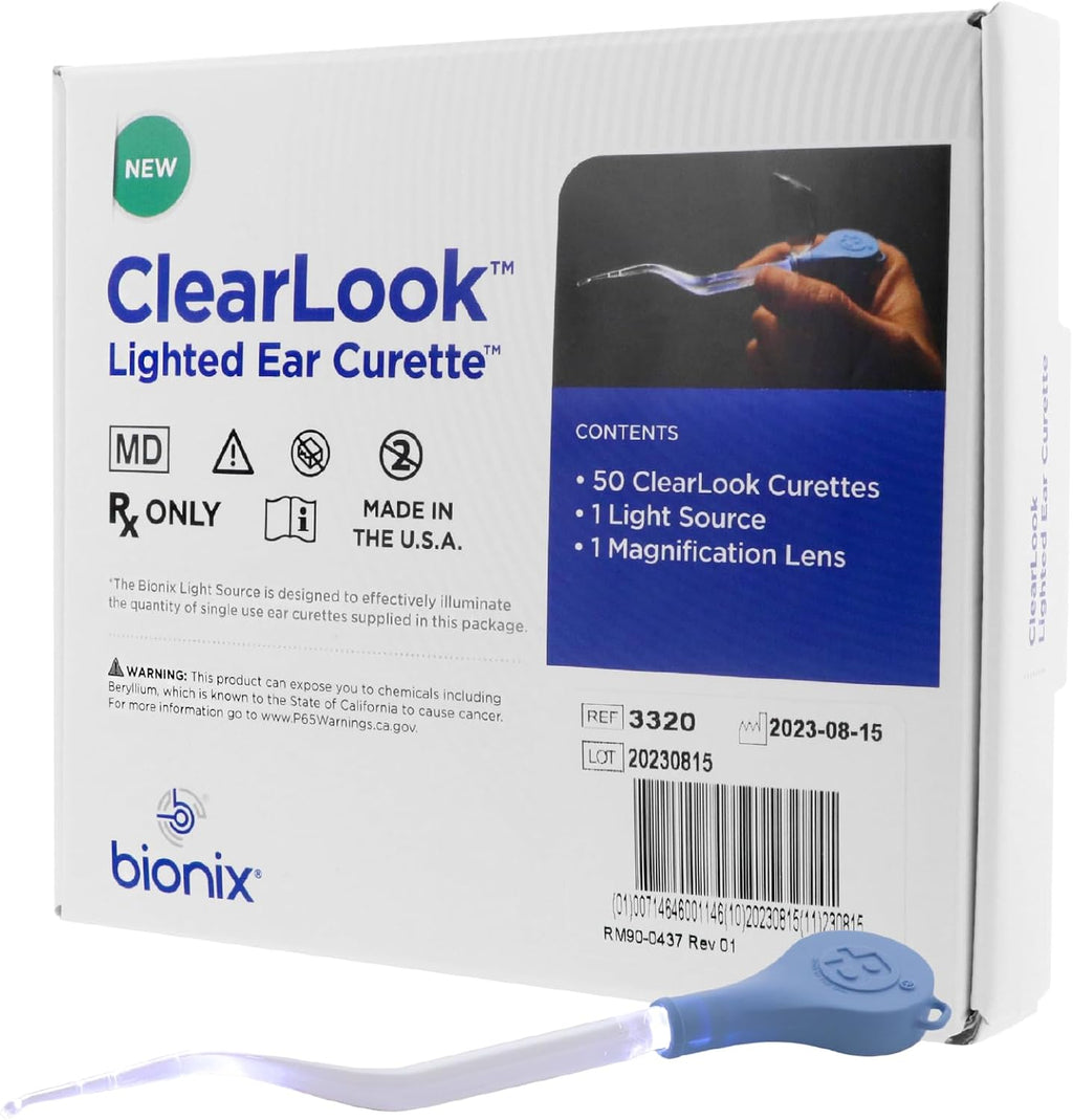 Lighted Ear Curette, Single-Use (50 Count) D833
