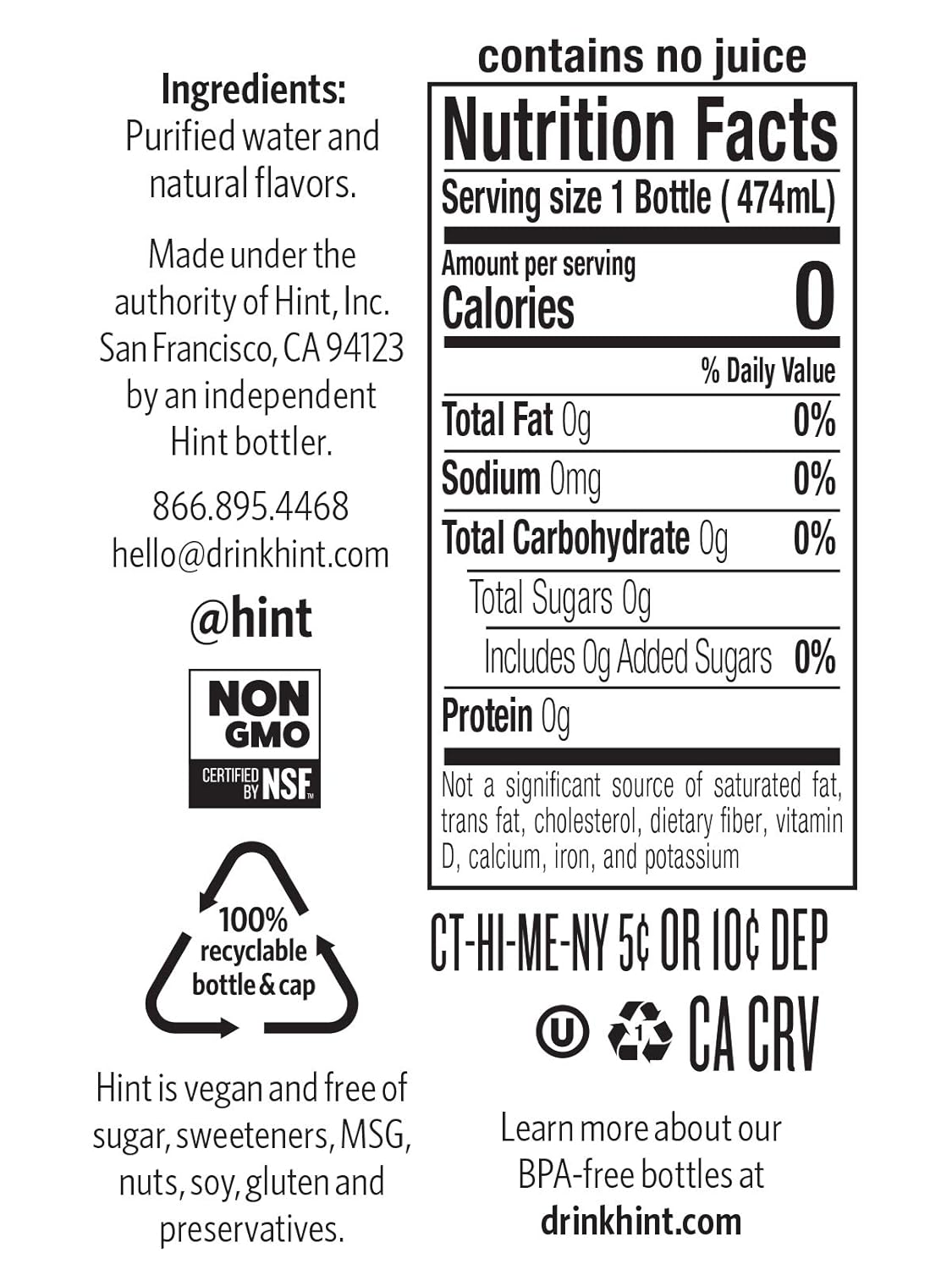 Strawberry Kiwi Unsweet Water, 16 Fluid Ounce (Pack of 12) W9749