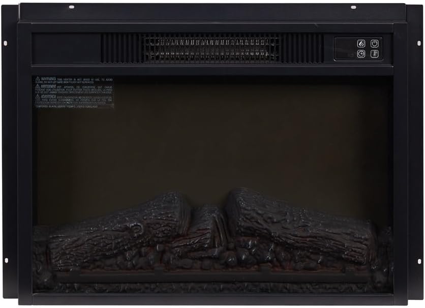 Black 23" Electric Fireplace Insert K11088