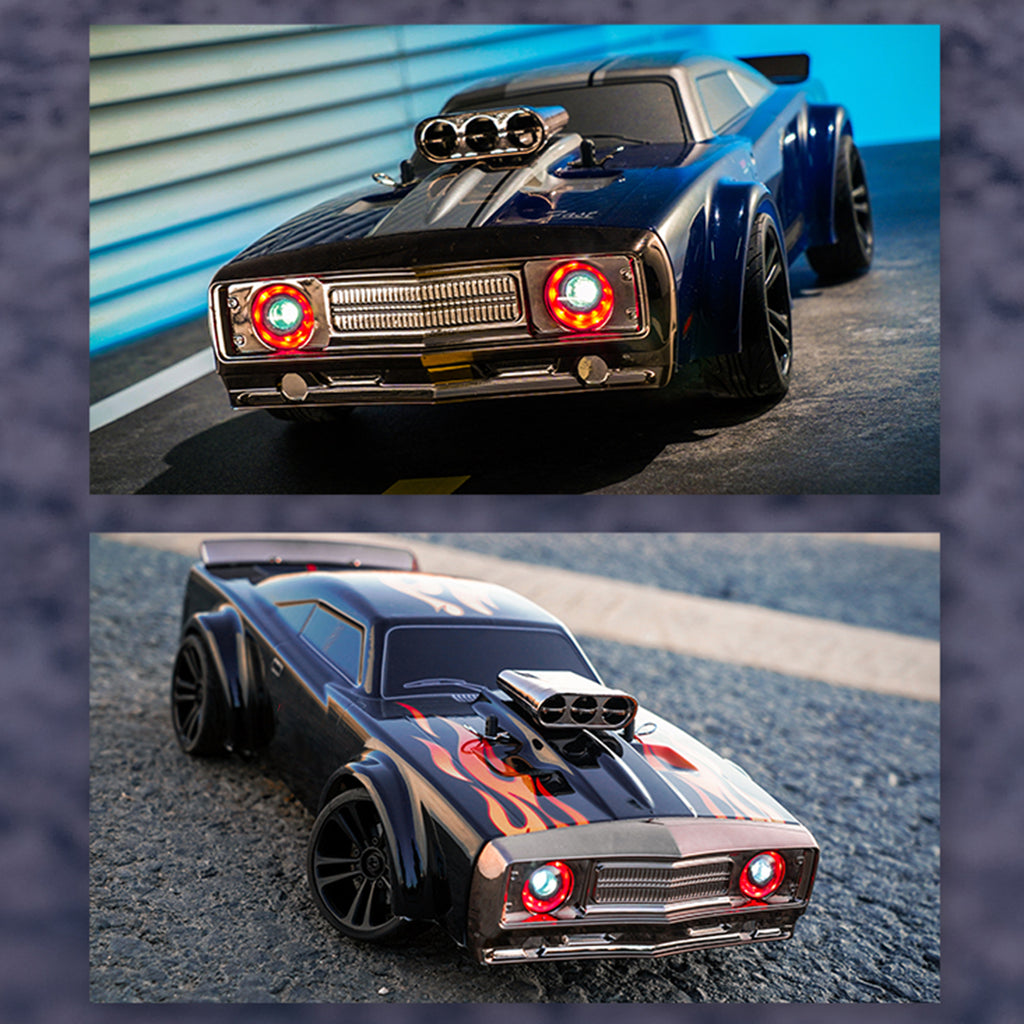 Remote Control Drift Car 2.4GHz 4WD 35kmh RTR with Angel Eye Headlights Z202