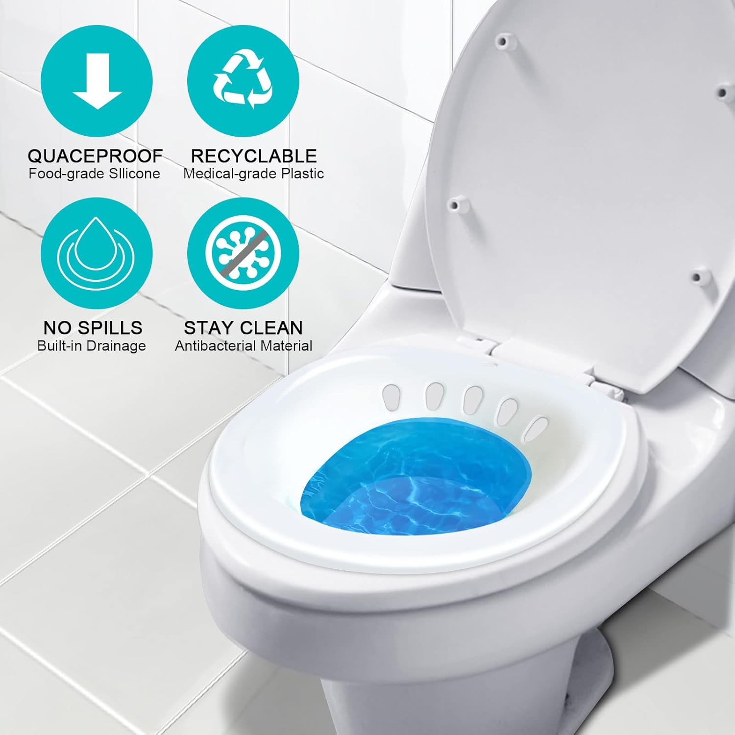 Foldable Sitz Bath for Toilet J69328