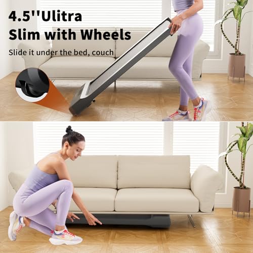 2 in 1 Under Desk Treadmill with Remote Control R651724