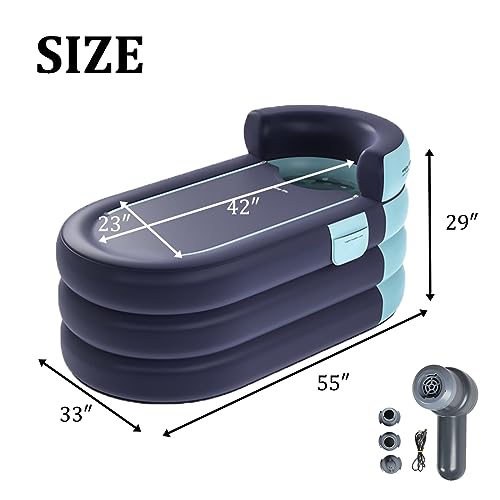 Foldable Inflatable Bathtub with Electric Air Pump I8658