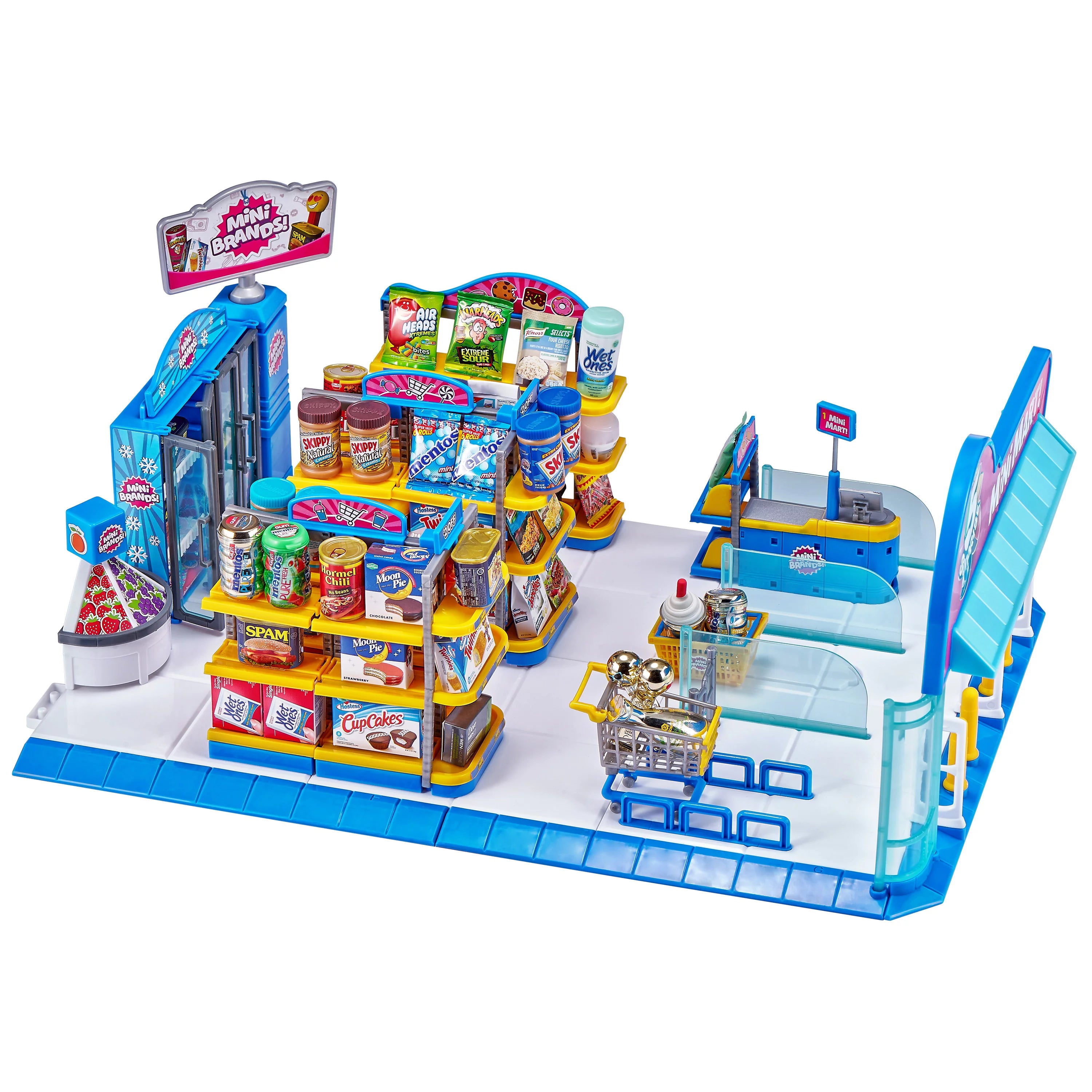 Mini Brands Series 2 Electronic Mini Mart with 4 Mystery Mini Brands Playset J431