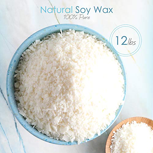 12 Lbs. Soy Candle Wax Flakes Candle Making Kit L69536