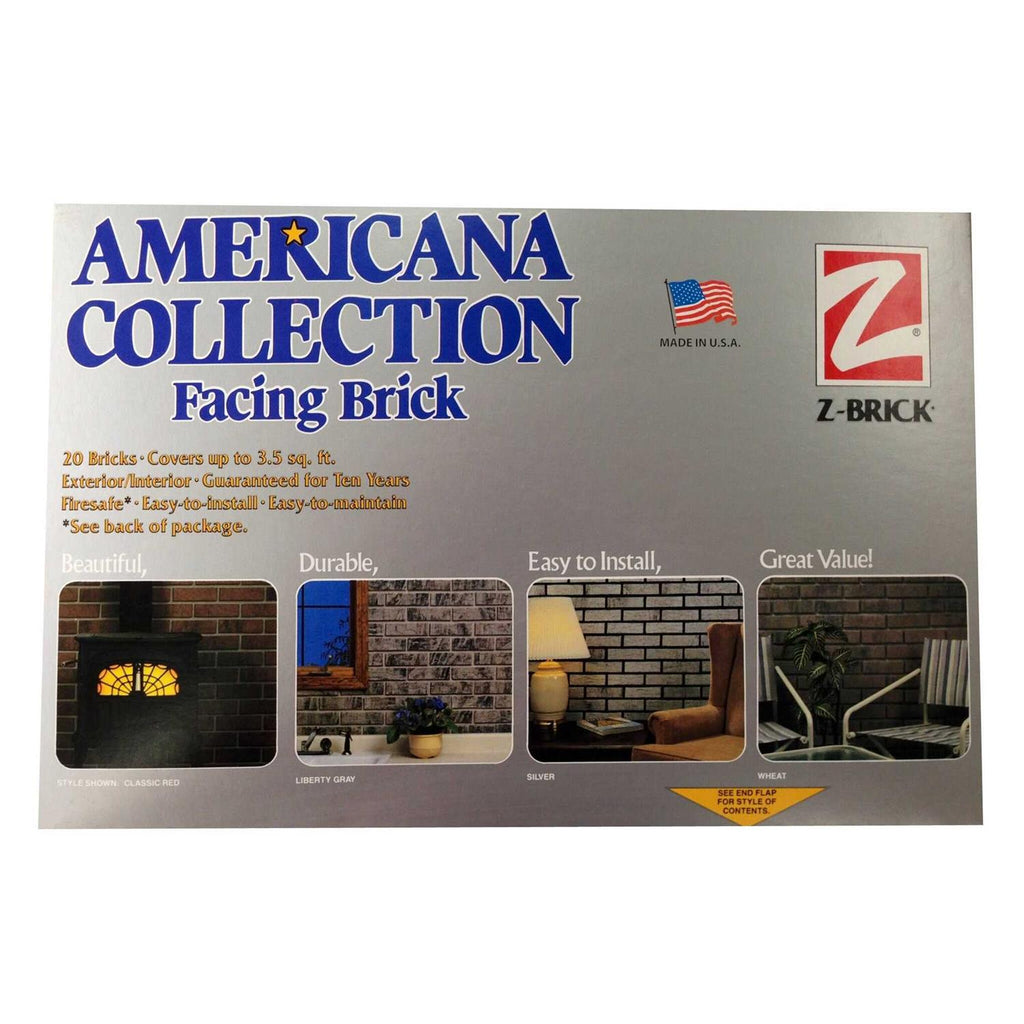 8 in. x 2.25 in. x 0.44 in. Concrete Red Thin Brick Veneer D9545