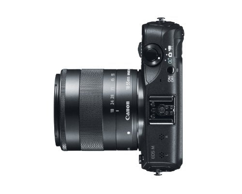 Black 18.0 MP Compact System Camera with 3.0-Inch LCD and EF-M22 STM Lens U398