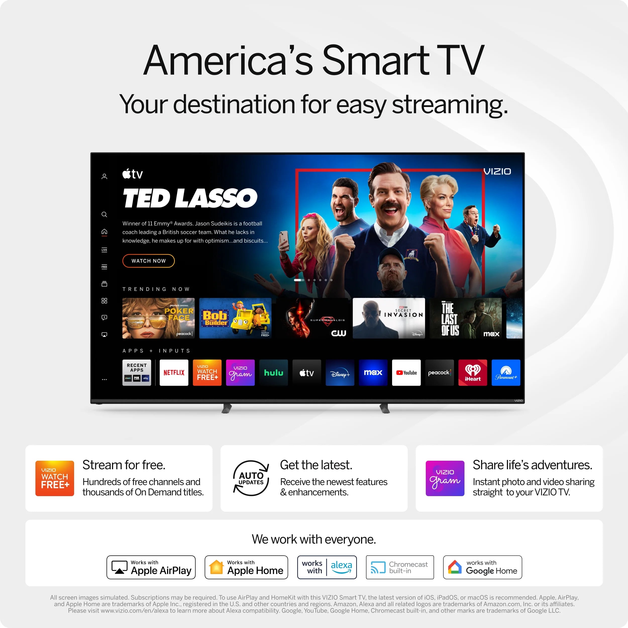 43" Class 4K QLED HDR Smart TV A311