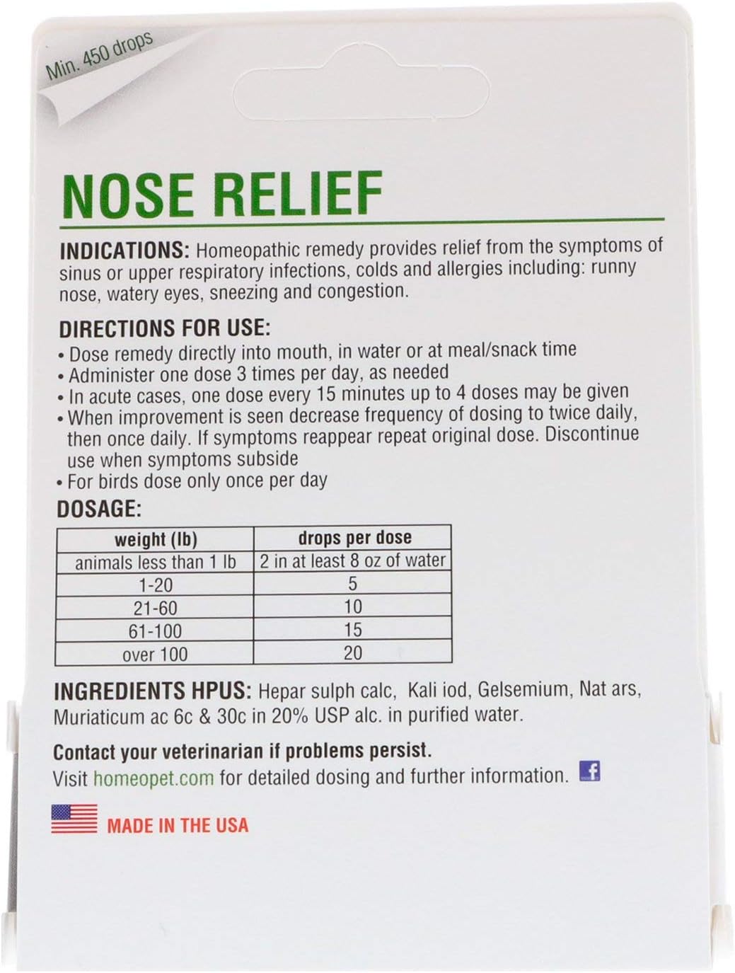 Nose Relief V64461
