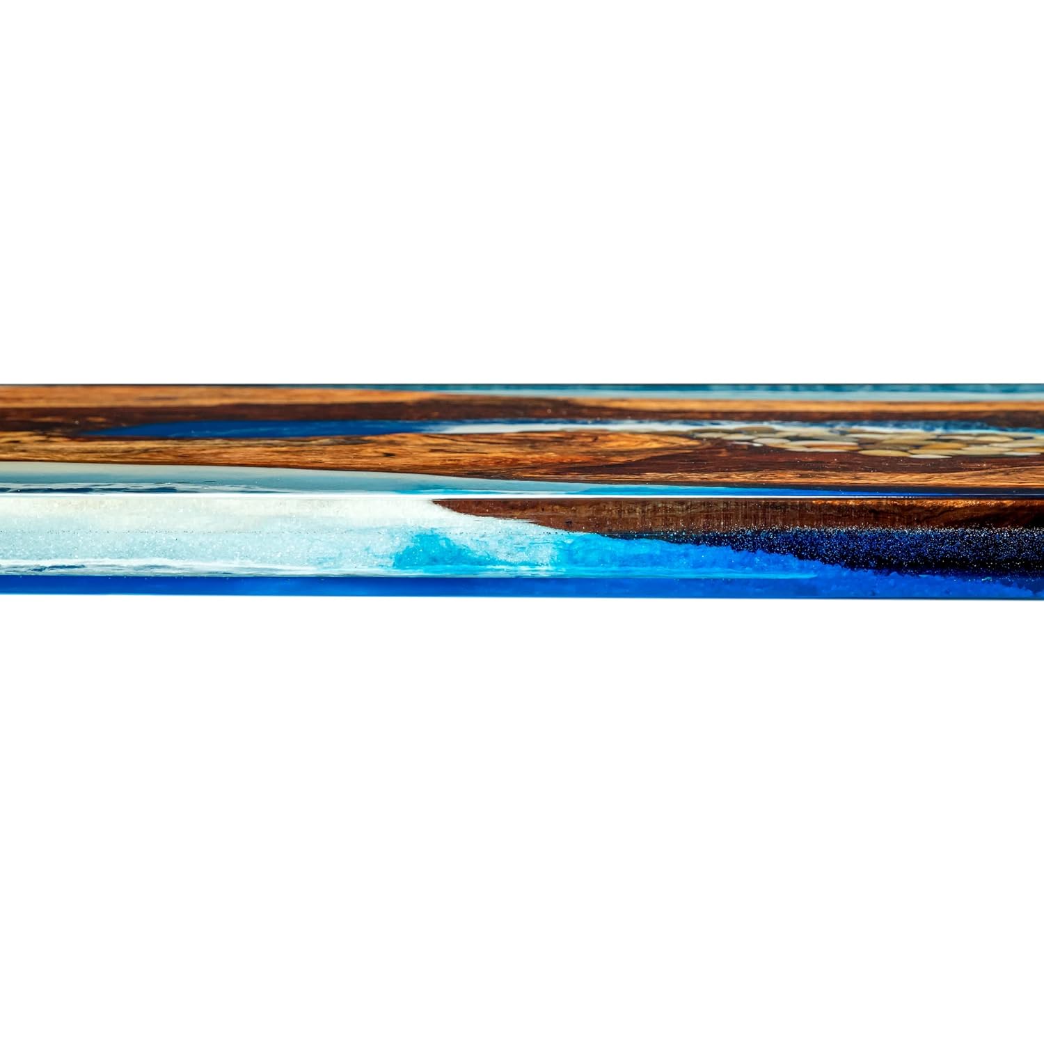 Blue Resin Wood River Dining Table J18194