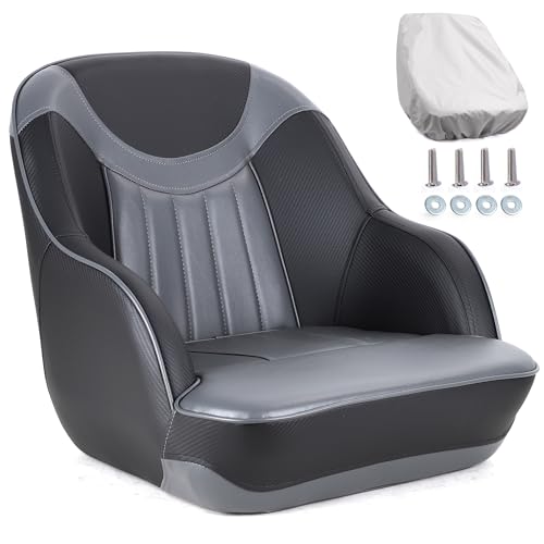 White Pontoon Boat Seat I593187