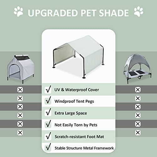 4'x4'x3' Waterproof Outdoor Dog Tent K616766